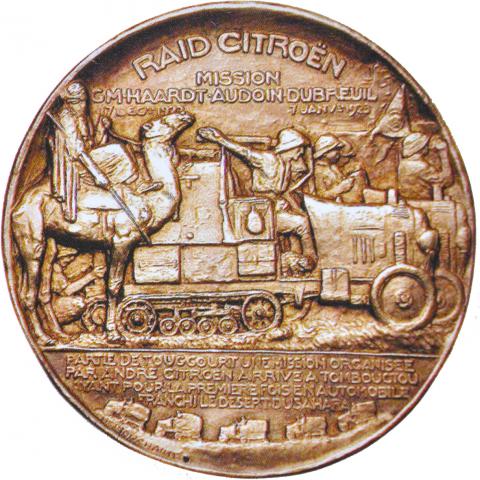 Médaille Raid Citroën